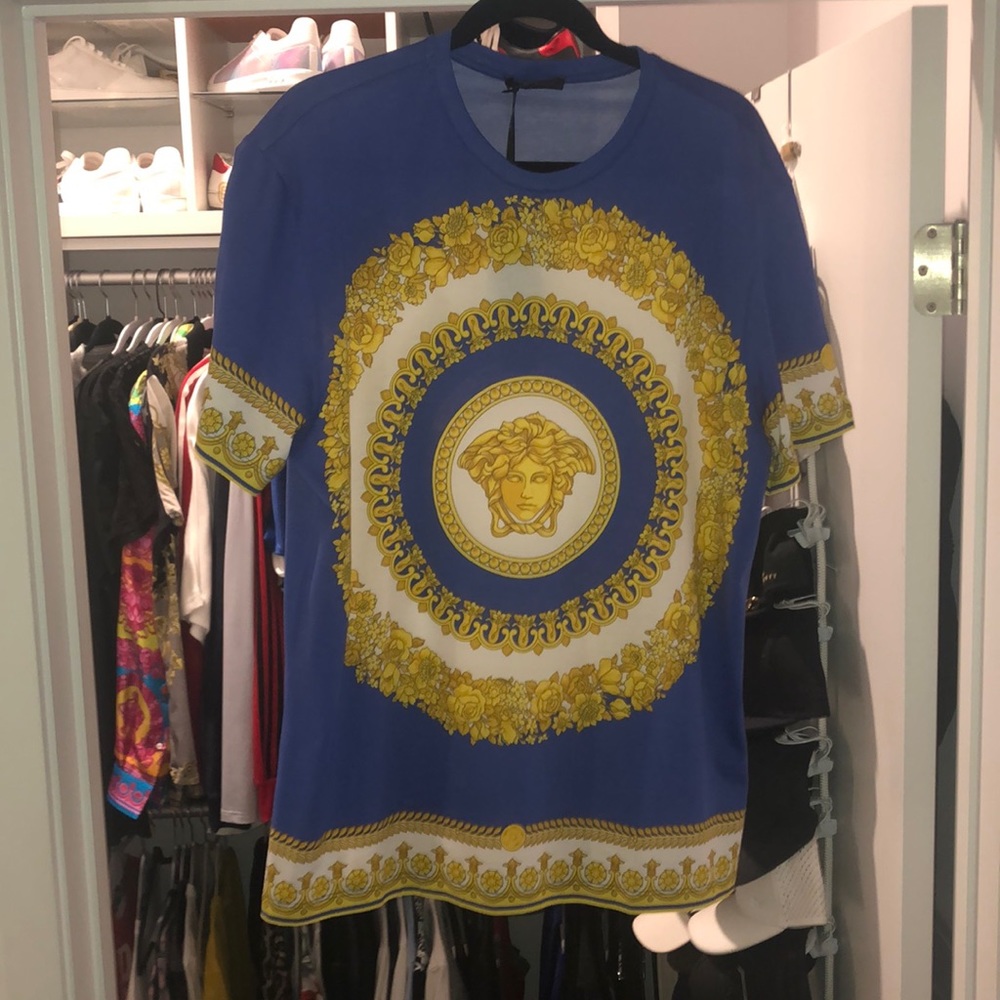 Versace men’s blu +stampa